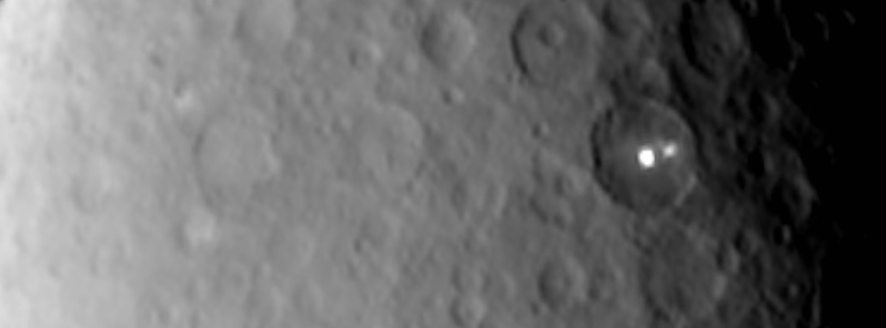Are bright spots on Ceres electric?
