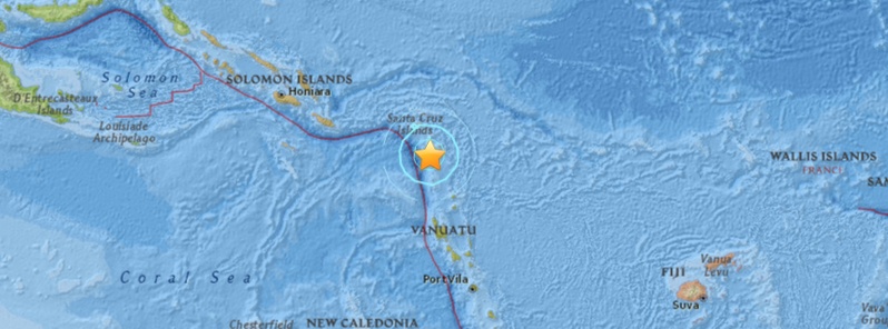 Strong M6.1 earthquake registered off the coast of Santa Cruz Islands
