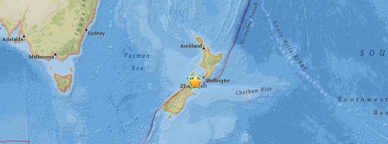 Strong M6.2 earthquake hits South Island, New Zealand