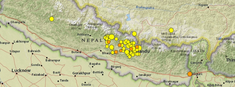 Massive M8.1 earthquake hits Nepal, over 8 000 fatalities – Report and updates