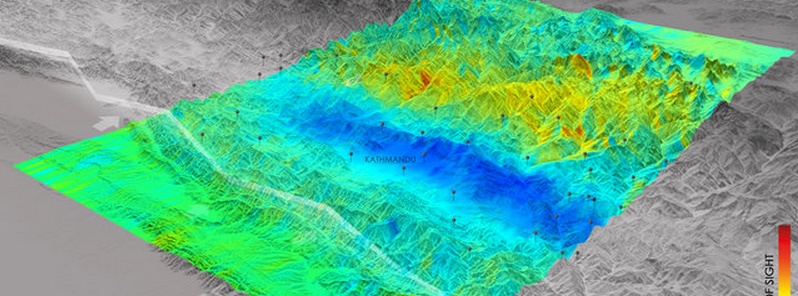Satellite imagery shows Nepal earthquake displacement