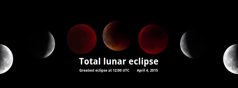 Total lunar eclipse on April 4, 2015