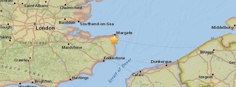 M4.2 earthquake registered near London, UK