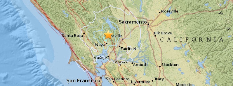 M4.1 quake hits Napa, California – the strongest since last year’s M6.0