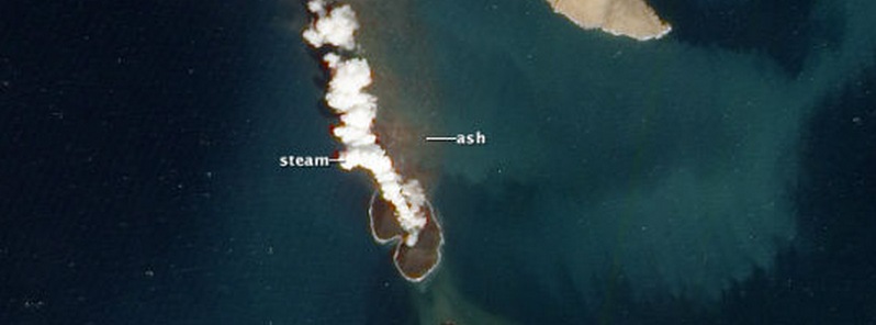 Rare glimpse: satellites catch the birth of two volcanic islands