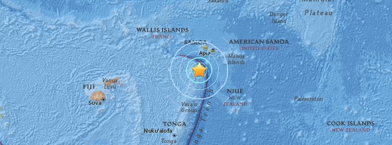 Shallow M6.1 earthquake registered off the coast of Hihifo, Tonga