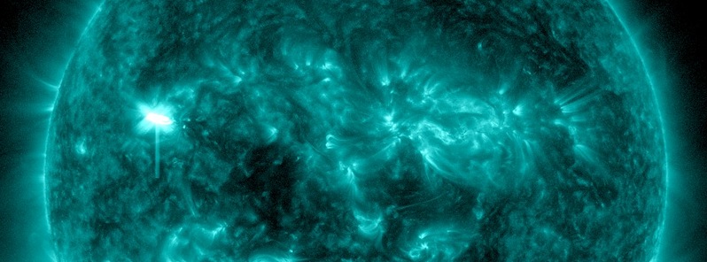 Region 2381 rapidly grows, produces M1.0 and M1.8 solar flares