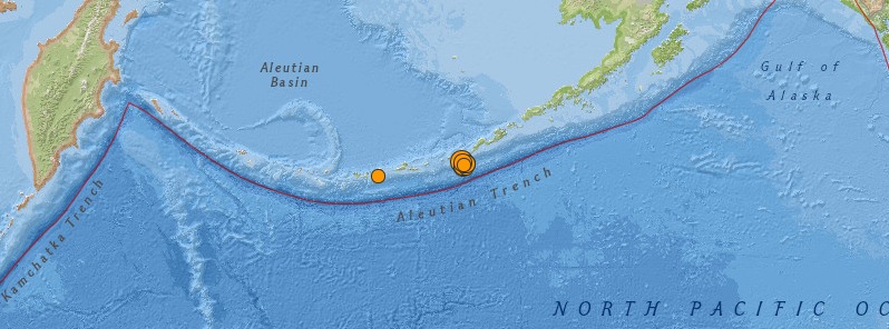 Very strong and shallow M6.9 earthquake hit off the coast of Fox Islands, Alaska