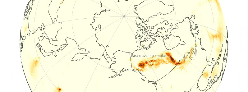 Smoke goes around the world