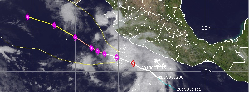 Tropical Storm “Dolores” forms south of Acapulco, Mexico