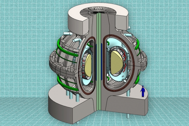 A small fusion power plant to supply electricity to 100 000 people in the next ten years