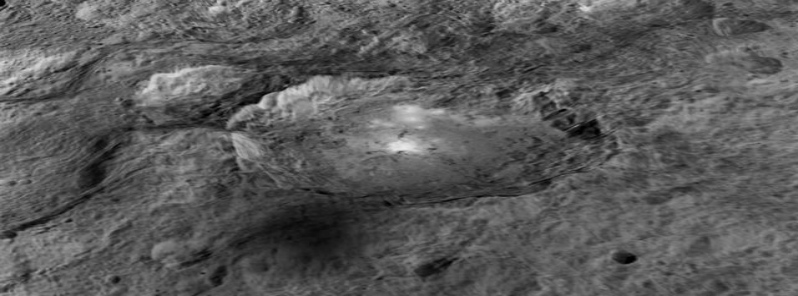 Fascinating world of Ceres with its mysterious bright spots and a pyramid-shaped mountain