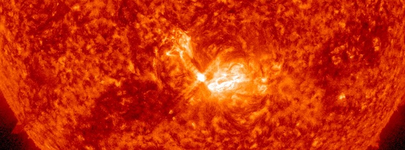 Region 2403 produces its 7th and strongest M-class solar flare yet – M5.6 on August 24