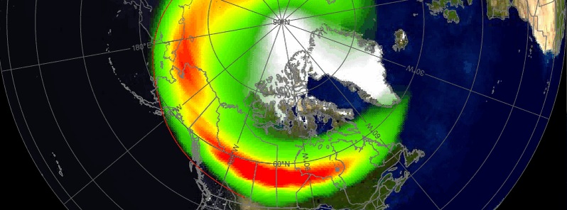 Geomagnetic storm reaching G3 (Strong) levels in progress, extreme conditions possible