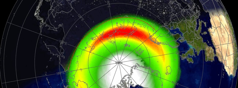 Geomagnetic storm reaching G2 Moderate levels in progress