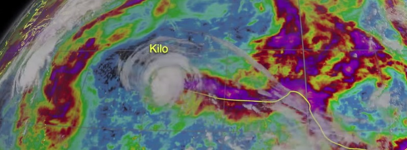 GPM core satellite data on Typhoon “Kilo” over its 21 day life-span