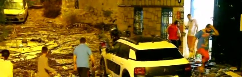 Disastrous flash flood ravages the streets of Bodrum, Turkey