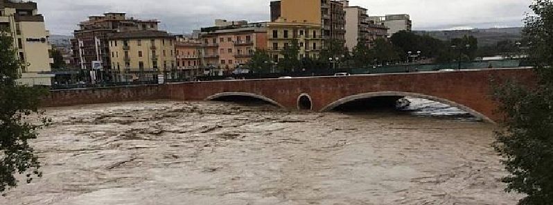 Extreme weather system brings heavy rainfalls and severe flooding across parts of Italy and Balkans