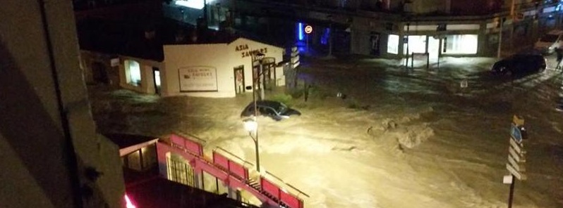 Raging floods sweep Cote d’Azur, France