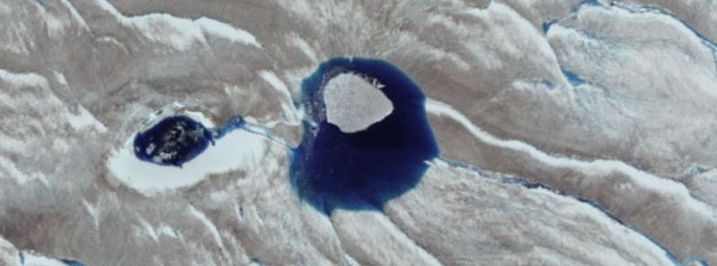 Water flow paths from Greenland’s subglacial lake revealed