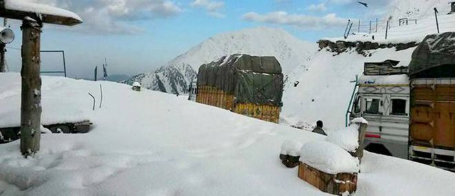 First October snow ever recorded in Kashmir, India