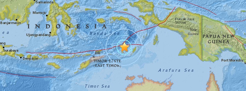 M6.1 earthquake hits Tanimbar Islands region, Indonesia