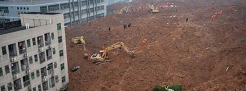 Landslide buries 33 buildings leaving more than 90 people missing, Shenzhen, China