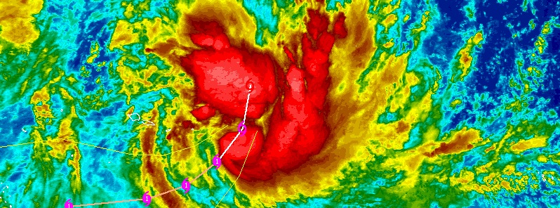 Tropical Cyclone “Ula” forms near American Samoa, to reach hurricane-force on December 31