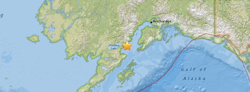 Very strong M7.1 earthquake hits near Anchor Point, Alaska, US