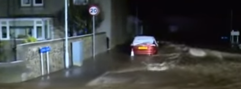 Major flooding incident in eastern Scotland