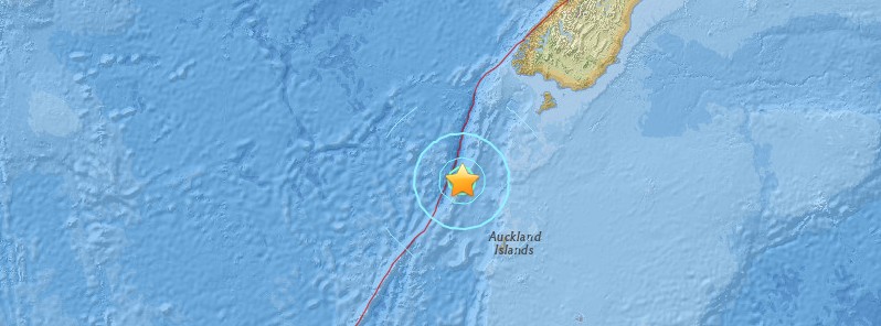 Strong and shallow M6.3 earthquake hit near Auckland Islands, New Zealand