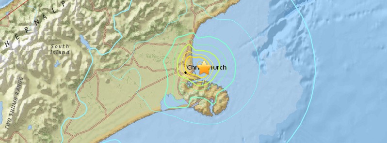 Severe M5.7 earthquake hits Christchurch, New Zealand