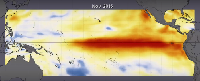 NASA’s El Niño new animation study compares the 1997/98 and 2015/16 phenomenon