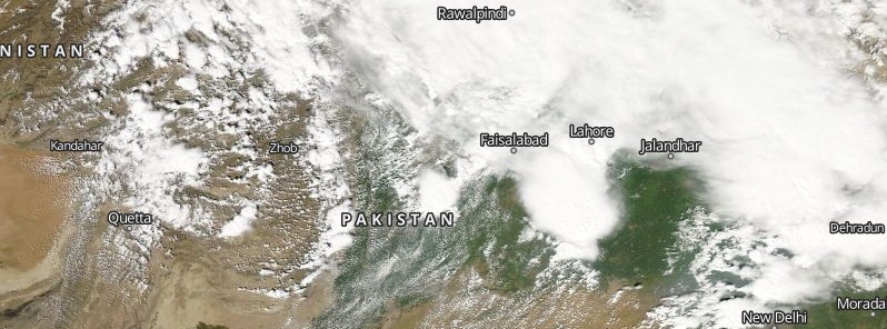 Severe weather hits Pakistan leaving at least 20 people dead