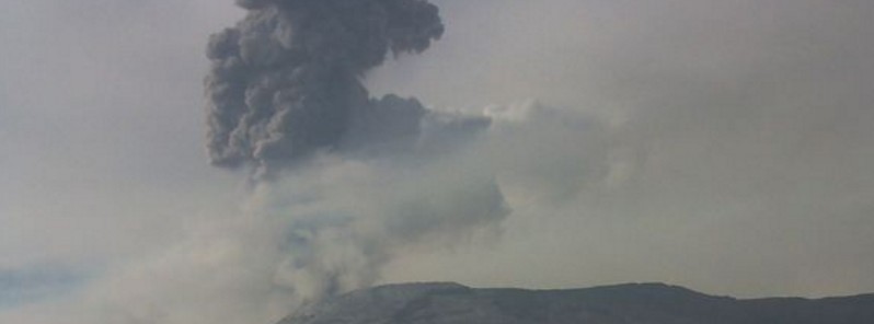 Eruption of Nevado del Ruiz volcano sends ash up to 9.1 km a.s.l., Colombia
