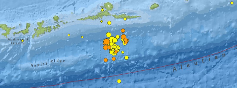 Shallow M6.0 earthquake hits near the coast of Andreanof Islands, Alaska