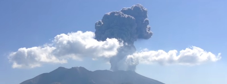 Increased activity at Sakurajima’s Minamidake crater, Japan