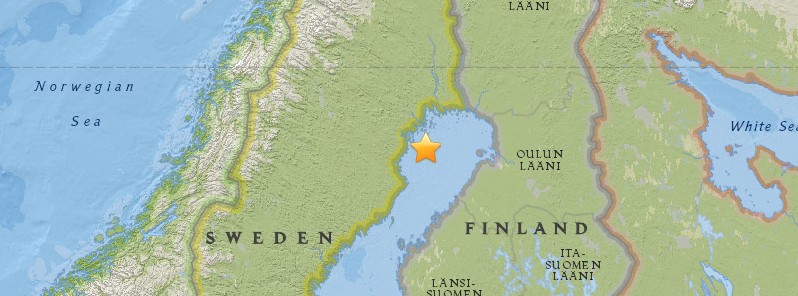 Rare earthquake hits northern Sweden, largest in 100 years