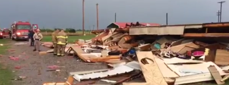 Extreme weather floods the US South, tornadoes and large hail wreak havoc