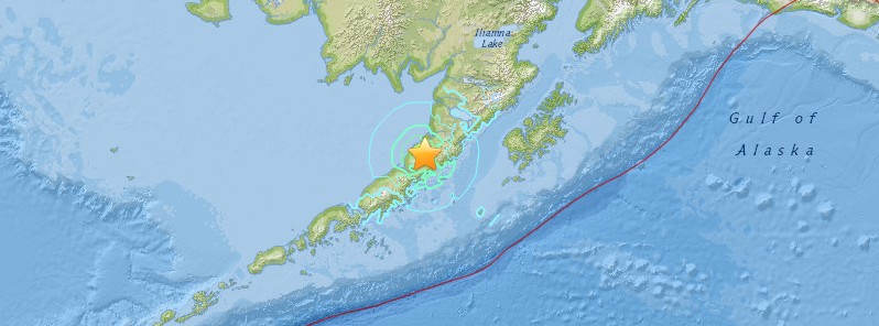 Shallow M6.0 earthquake hit Alaska Peninsula