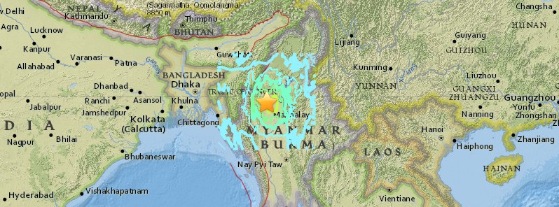 Very strong M6.9 earthquake hits Myanmar