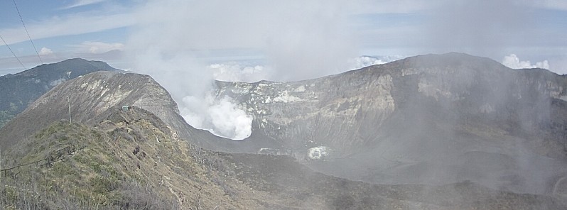 Increased seismic activity under Turrialba volcano, Costa Rica
