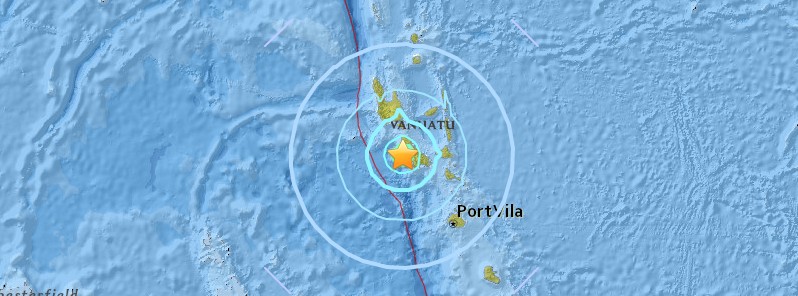 Shallow M6.0 earthquake hits near the coast of Vanuatu
