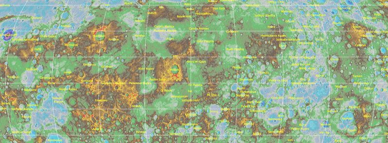 Mercury’s rich topography revealed for the first time
