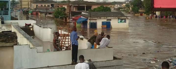 Widespread flooding engulfs Accra, Ghana