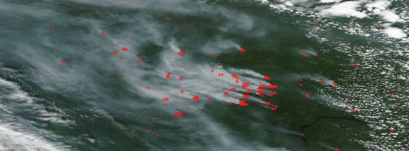 Thunderstorms spark new wildfires in southeastern Siberia, Russia