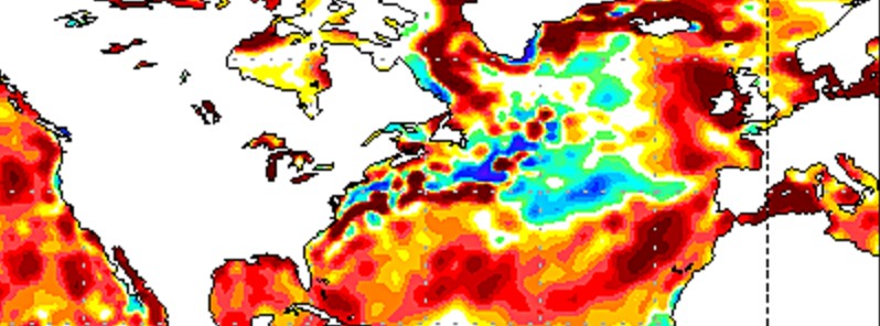 North Atlantic cooling suggests climate is about to change over much of the northern hemisphere