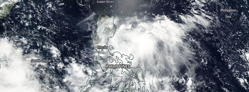 Tropical Depression “Ambo” about to make landfall over Luzon, Philippines
