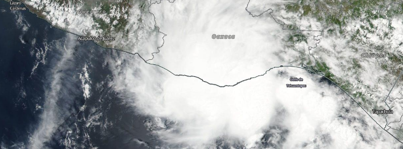 Tropical Depression “One-E” threatens southern Mexico with heavy rainfall, flash floods, and mudslides
