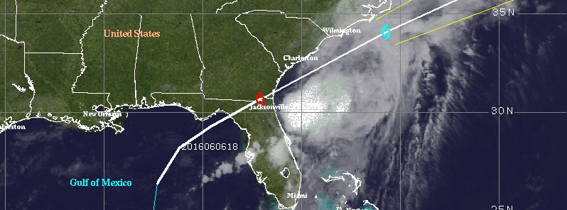 Tropical Storm “Colin” makes Florida landfall, the first since 2013